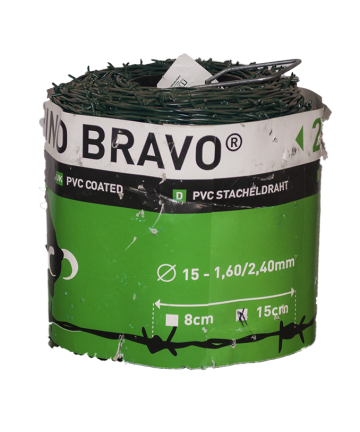 Alambre de Espino plastificado 15/15 (250 mts)