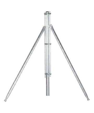 Poste esquina galvanizado para simple torsion de 1 m. (1,40 m. alto)